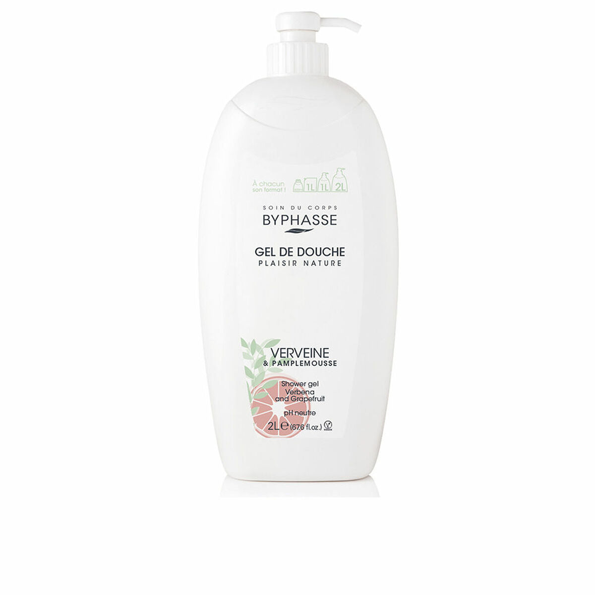 Shower Gel Byphasse   Verbena Grapefruit 2 L