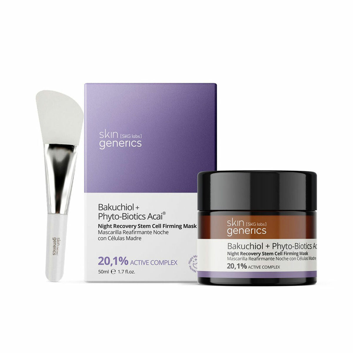 Moisturising Overnight Mask Skin Generics Bakuchiol+ Phyto-Biotics Acai 30 ml - Face masks - Skin Generics - Default Title