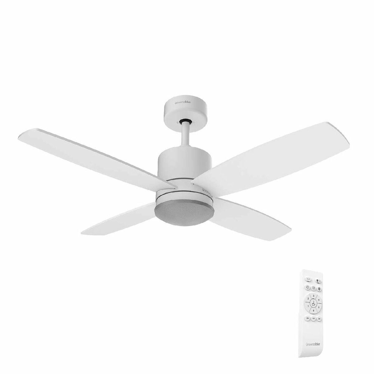 Ceiling Fan Universal Blue MIDI 4052W 55W White (132 cm) Universal Blue