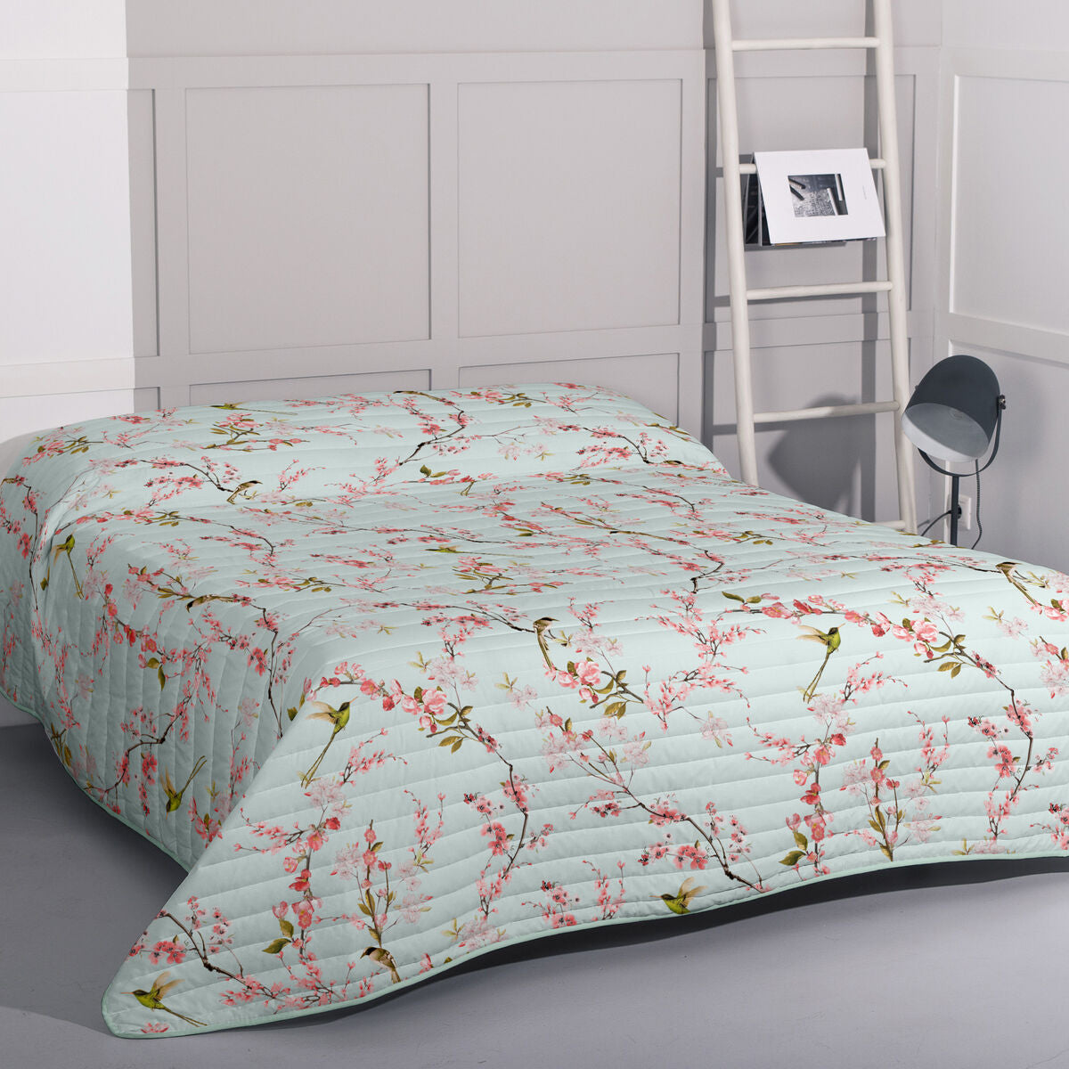 Bedspread (quilt) HappyFriday Chinoiserie Multicolour Double