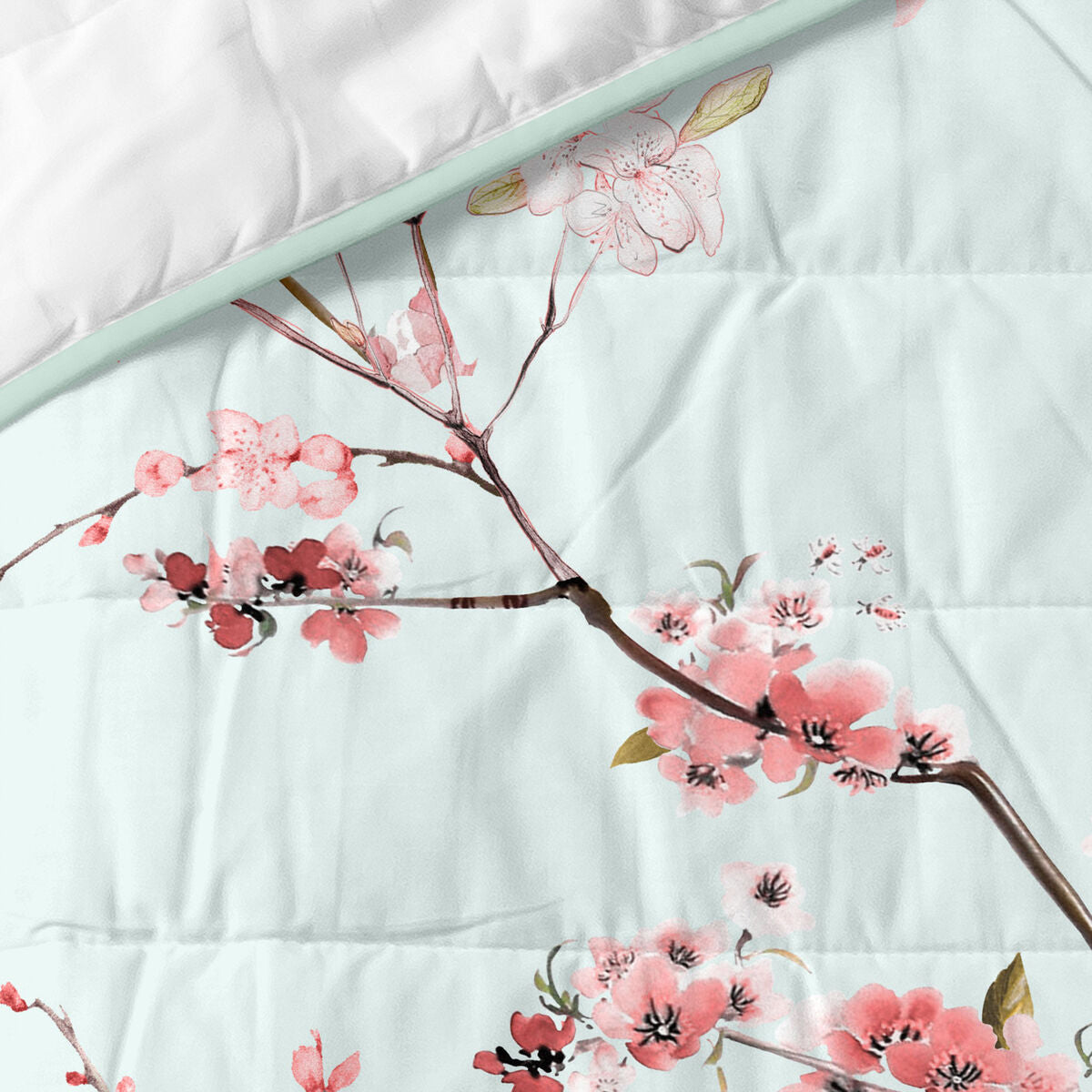 Bedspread (quilt) HappyFriday Chinoiserie Multicolour Double