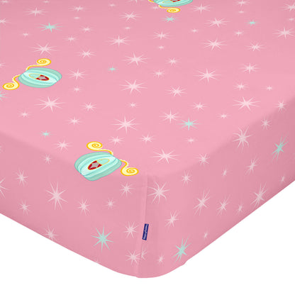 Fitted sheet HappyFriday MR FOX Multicolour Pink 70 x 140 x 14 cm HappyFriday