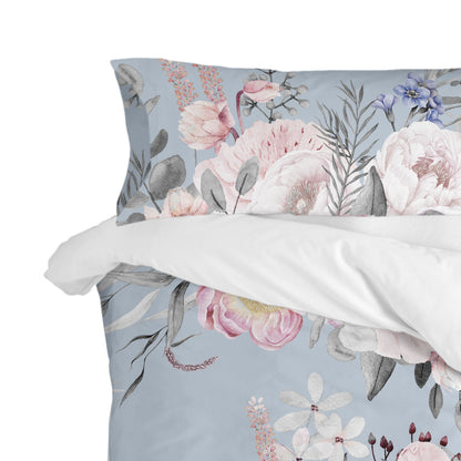 Pillowcase HappyFriday Soft bouquet Multicolour Double 45 x 155 cm HappyFriday