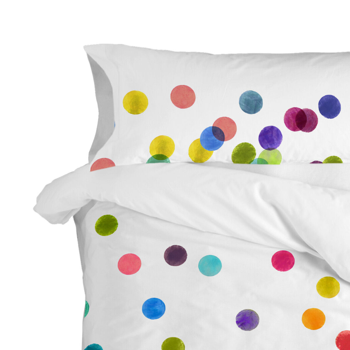 Pillowcase HappyFriday Confetti Multicolour 45 x 155 cm HappyFriday