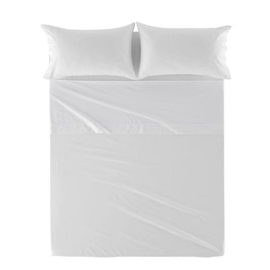 Top sheet HappyFriday Basic White 210 x 270 cm HappyFriday