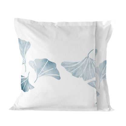 Pillowcase HappyFriday Blanc Ginkgo Multicolour 80 x 80 cm HappyFriday