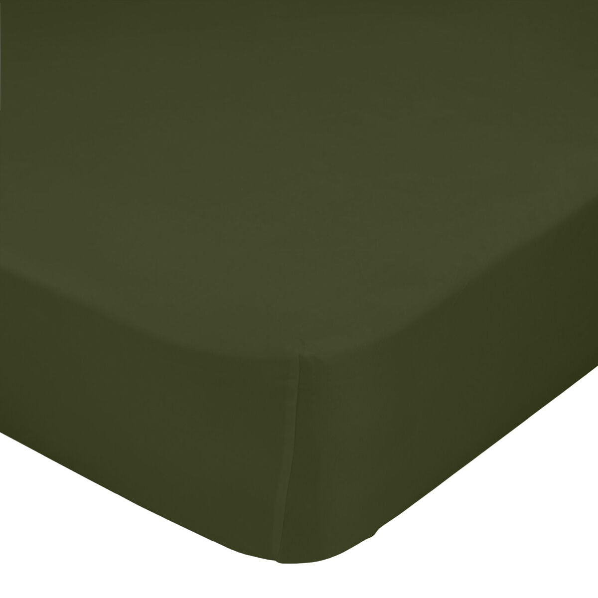 Fitted sheet HappyFriday BASIC Dark green 140 x 200 x 32 cm HappyFriday