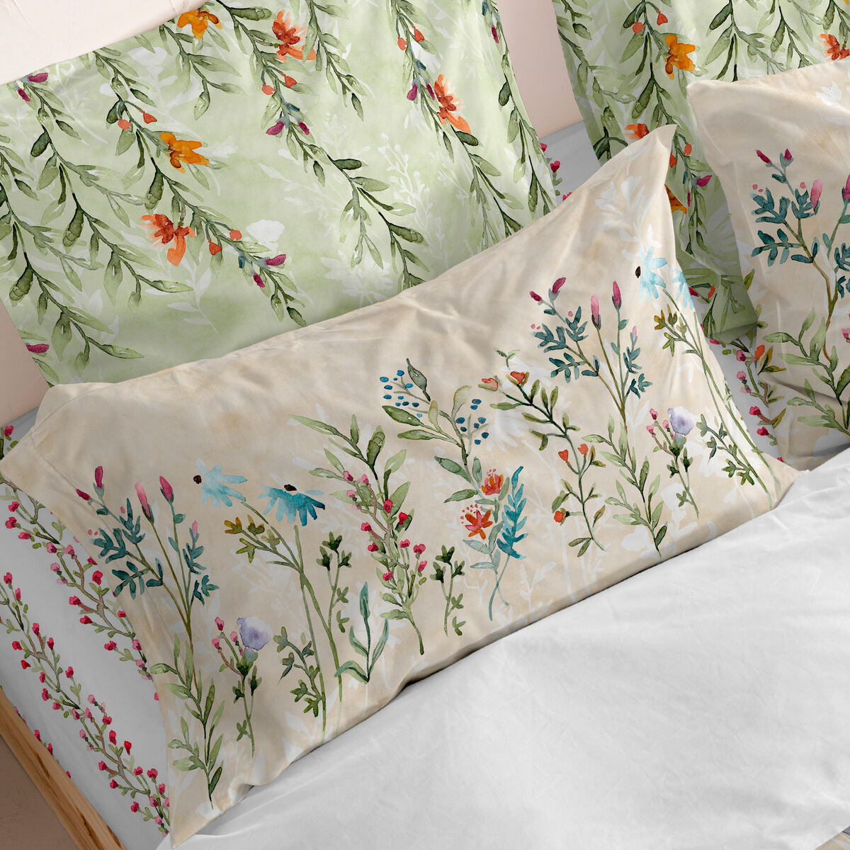 Cushion cover HappyFriday Vernazza Multicolour 60 x 60 cm HappyFriday