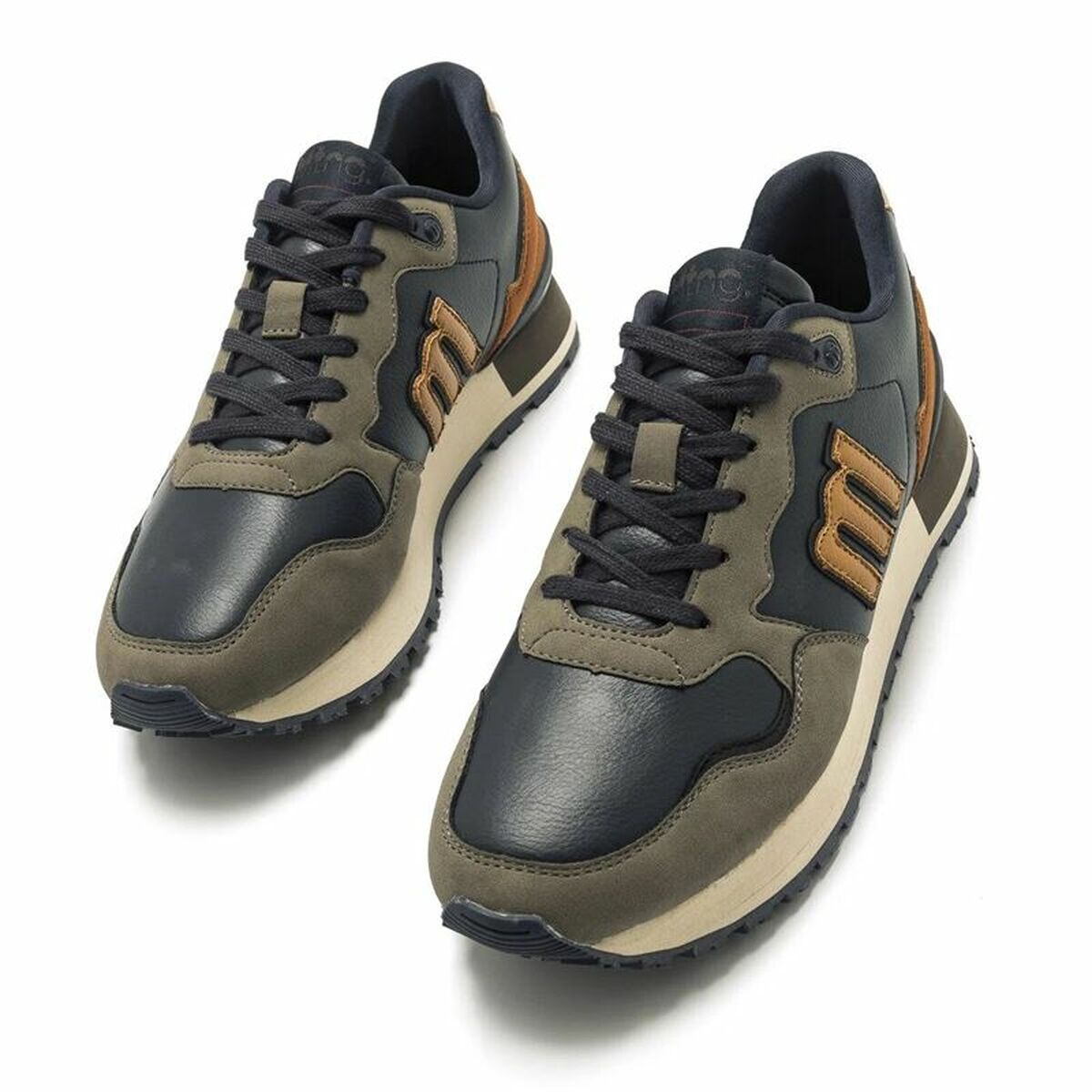 Men’s Casual Trainers Mustang Attitude Grey Olive Mustang