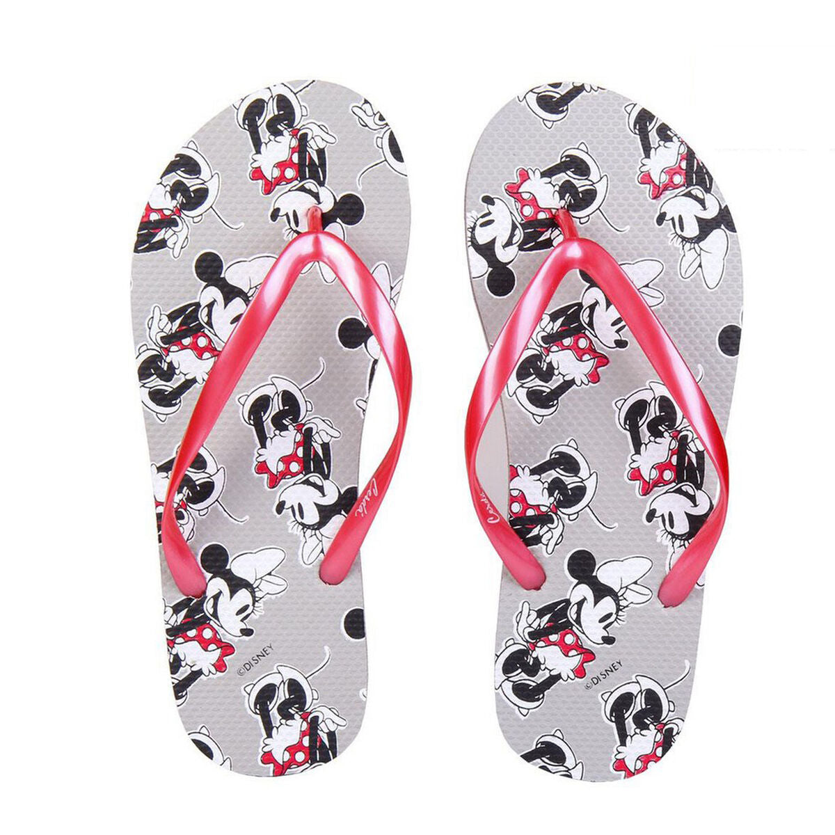 Swimming Pool Slippers Minnie Mouse Grey Minnie Mouse