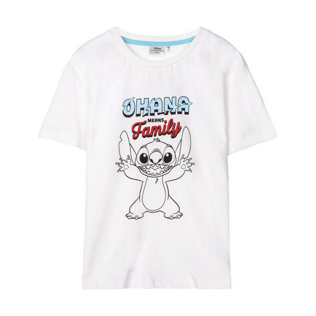 Short Sleeve T-Shirt Stitch White