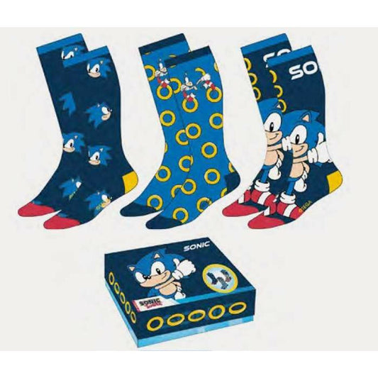 Socks Sonic 36-41 3 Pieces Sonic