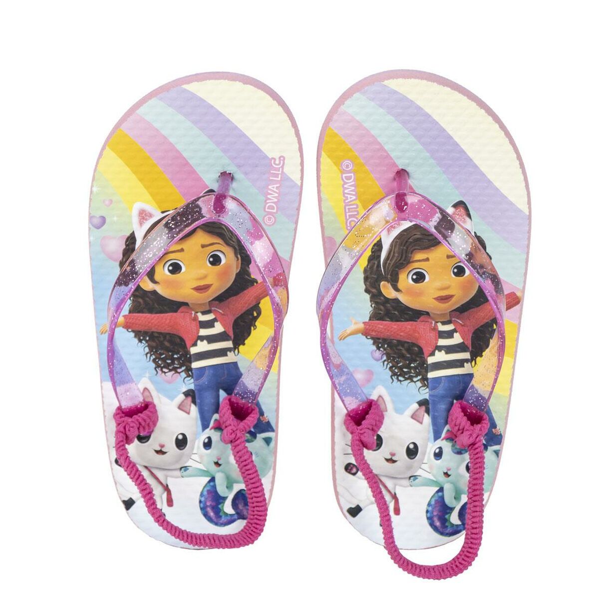 Flip Flops for Children Gabby's Dollhouse Multicolour