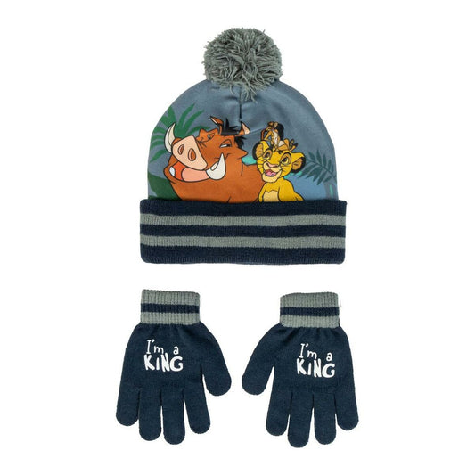 Hat & Gloves The Lion King Grey