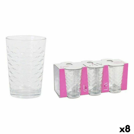 Set of glasses LAV sdf216 6 Pieces (8 Units) (205 ml)