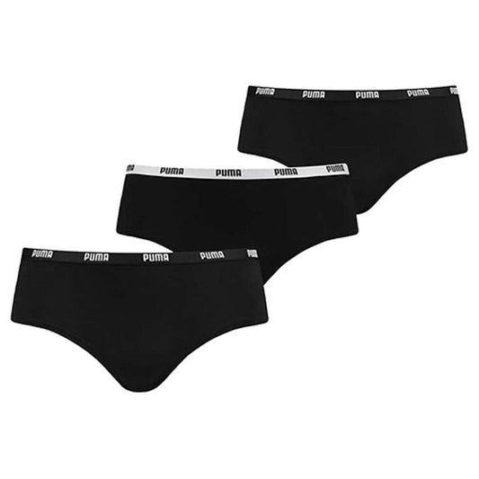 Panties HISTER Puma 503007001 200 3 Pieces Black