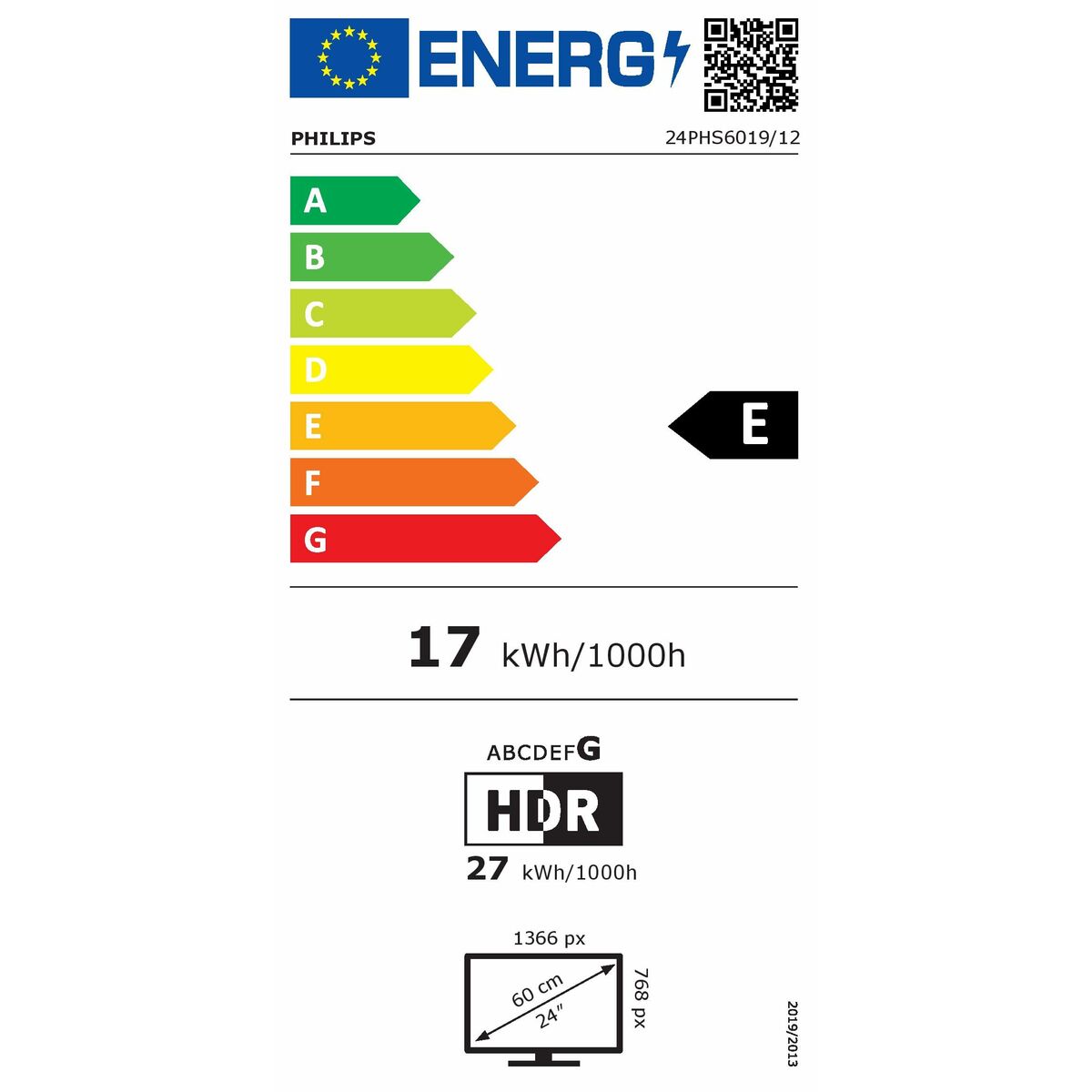 Smart TV Philips 24PHS6019/12 HD LED 24" Philips