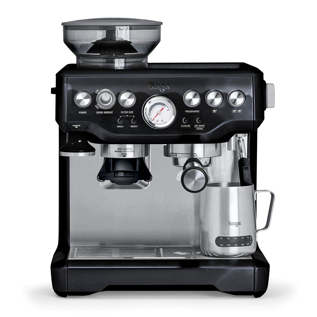 Express Manual Coffee Machine Sage SES875BKS 2 L