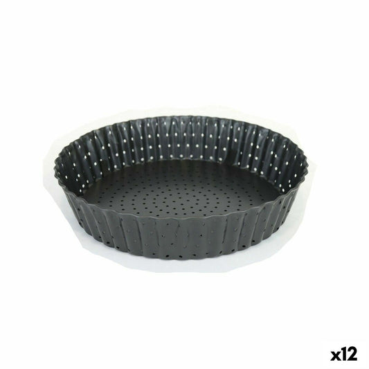 Cake Mould Quttin 20 x 5 cm Drilled Detachable (12 Units)