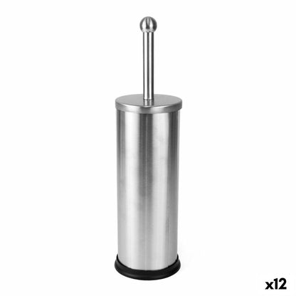 Toilet Brush Confortime Stainless steel Silver 9,5 x 37 cm (12 Units)