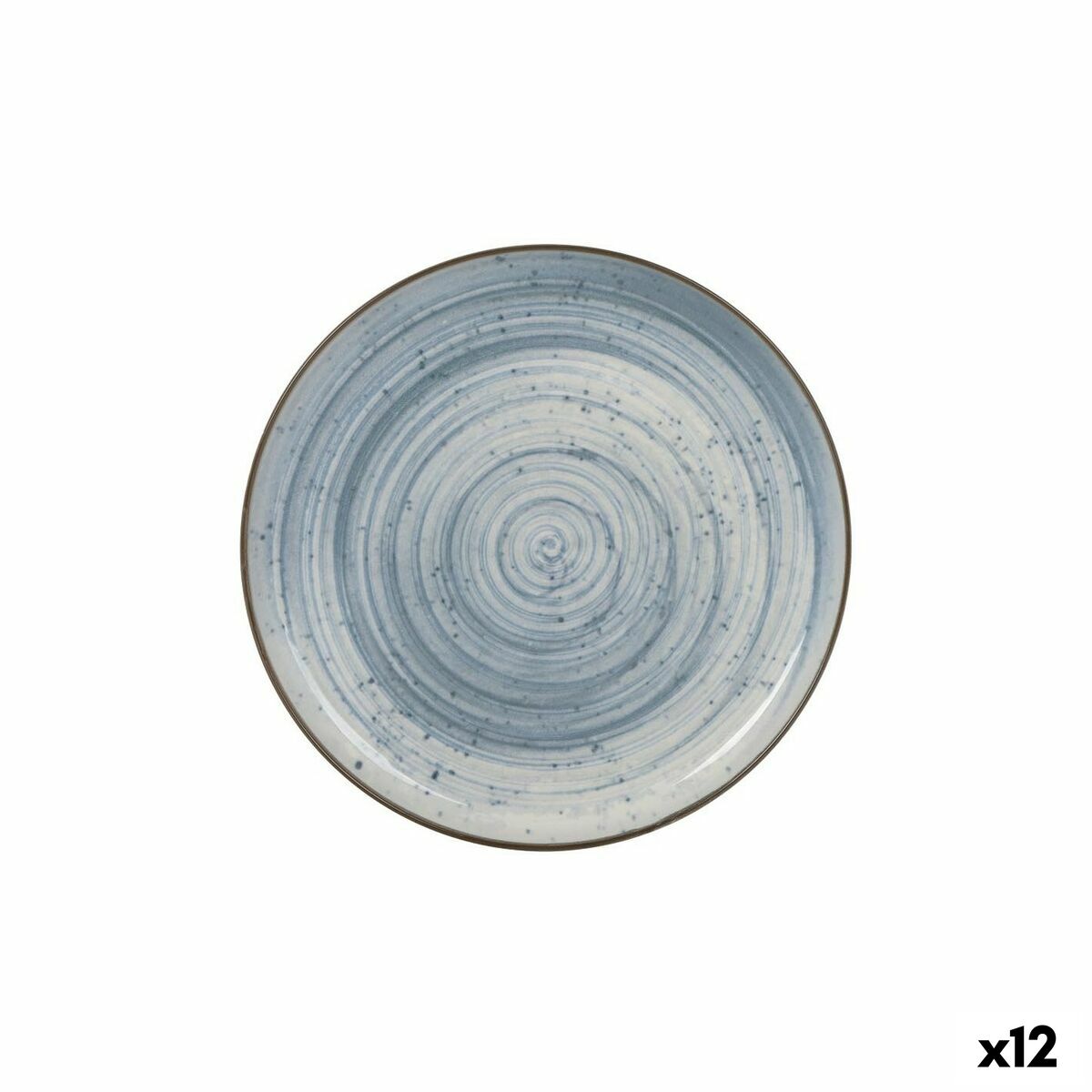 Snack tray La Mediterránea Swirl Circular Ø 25 x 2,6 cm (12 Units) La Mediterránea