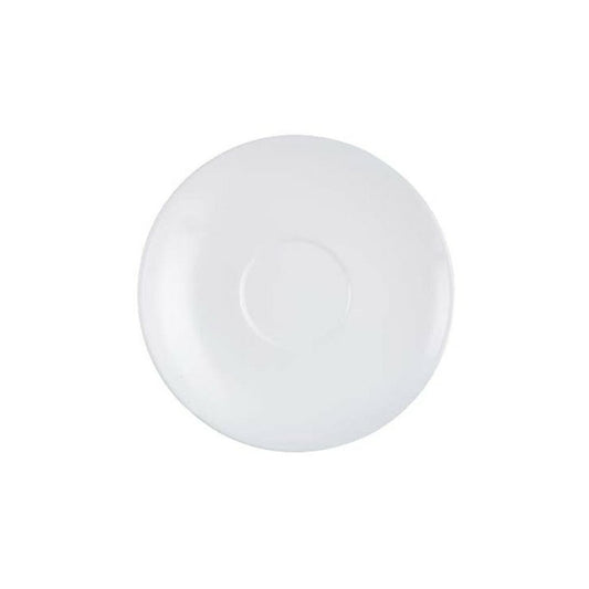 Plate Arcoroc Restaurant Coffee White Glass 6 Pieces Arcoroc