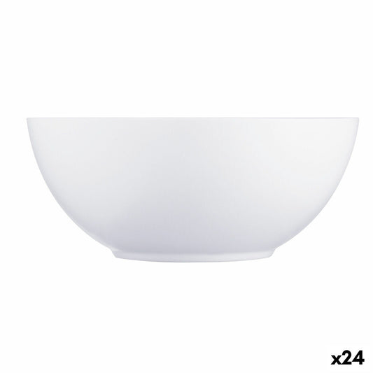 Bowl Luminarc Diwali White Glass Ø 18 cm (24 Units)