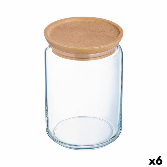 Jar Luminarc Pav Transparent Glass (1 L) (6 Units)