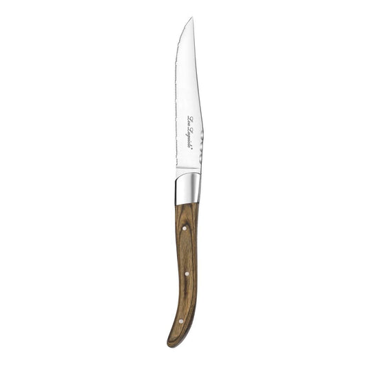 Knife Set Lou Laguiole Louis Meats Walnut Metal 6 Units 23 x 2 x 1 cm