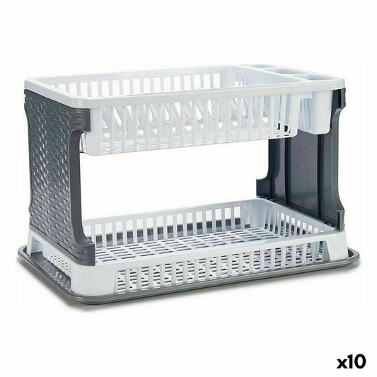 Drainer White Plastic 44,5 x 30,3 x 27 cm (10 Units)