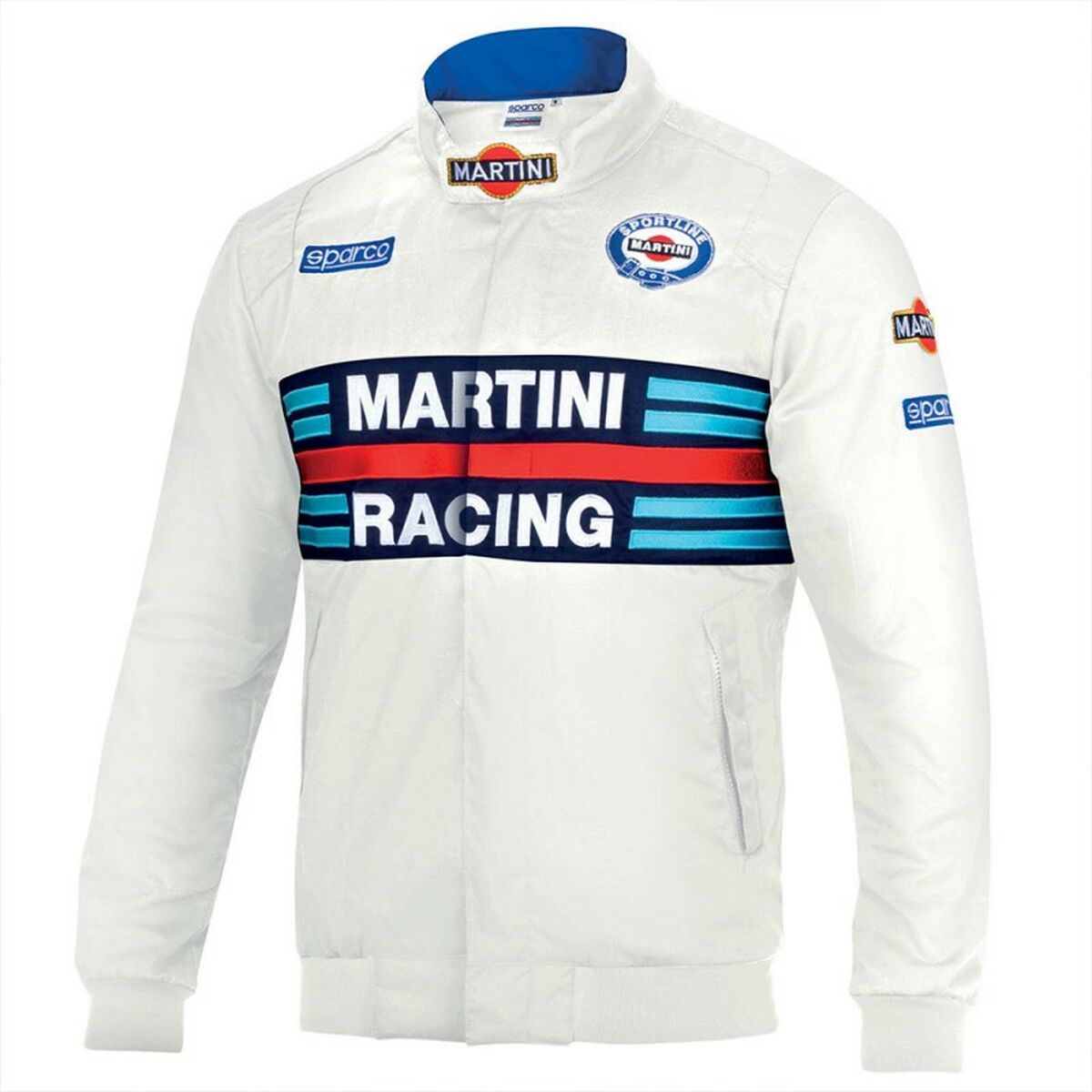 Men's Sports Jacket Sparco Martini Racing White