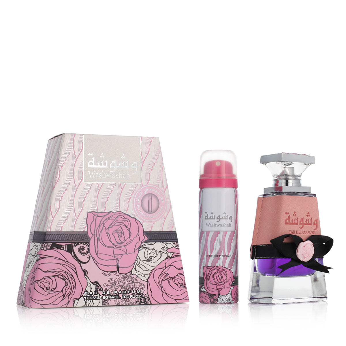 Women's Perfume Set Lattafa 2 Pieces Washwashah Lattafa