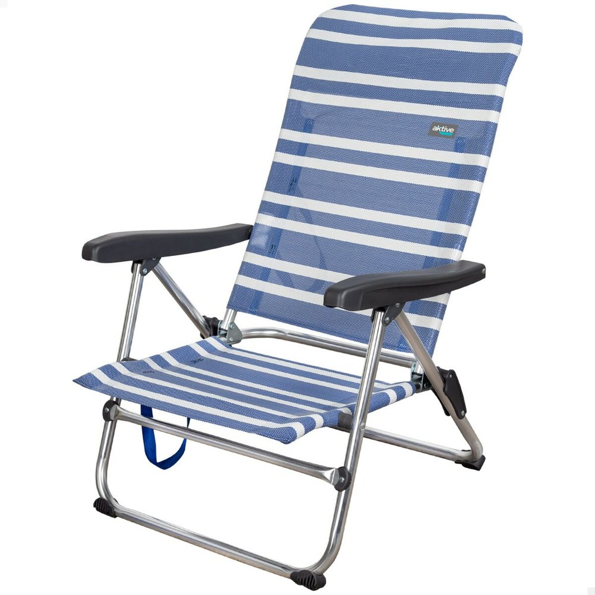 Folding Chair Aktive Mykonos Striped 47 x 85 x 50 cm (4 Units)