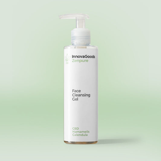 Facial Cleansing Gel CBD Zenpure InnovaGoods 200 ml - Cleansers and exfoliants - InnovaGoods